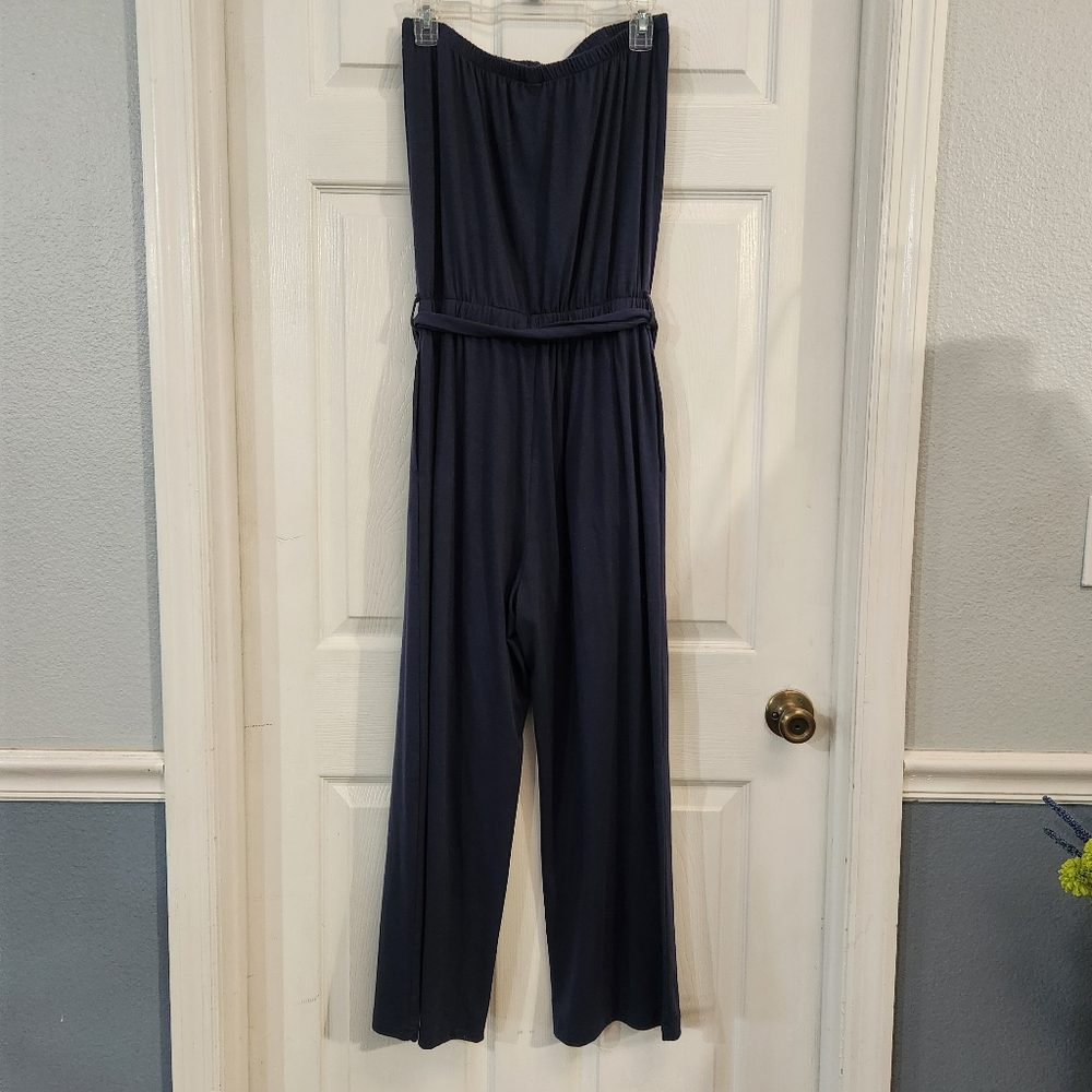 Chic Navy Jumpsuit - Picture 7 of 15
